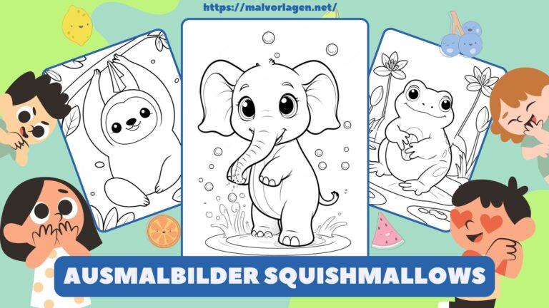 Ausmalbilder Squishmallows