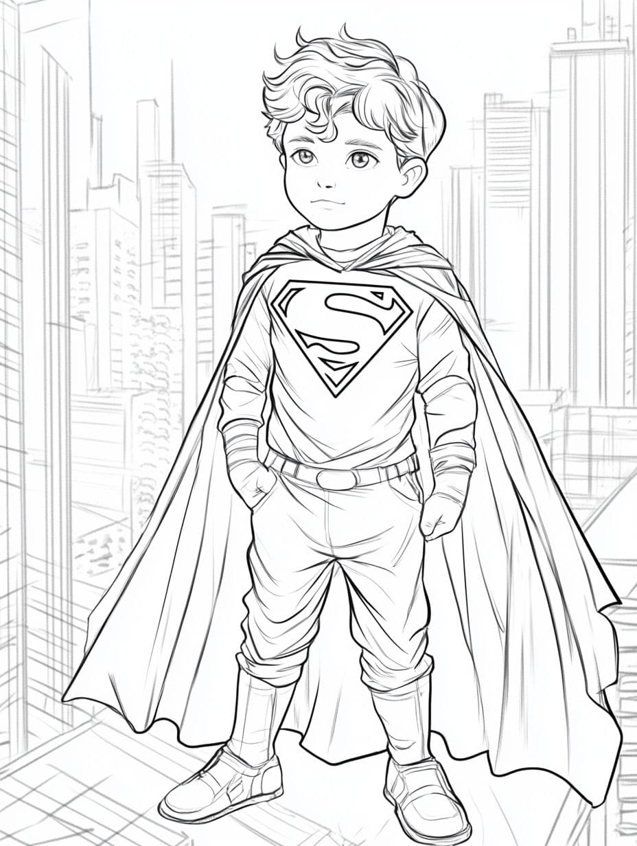 Ausmalbilder Superman Für Kinder