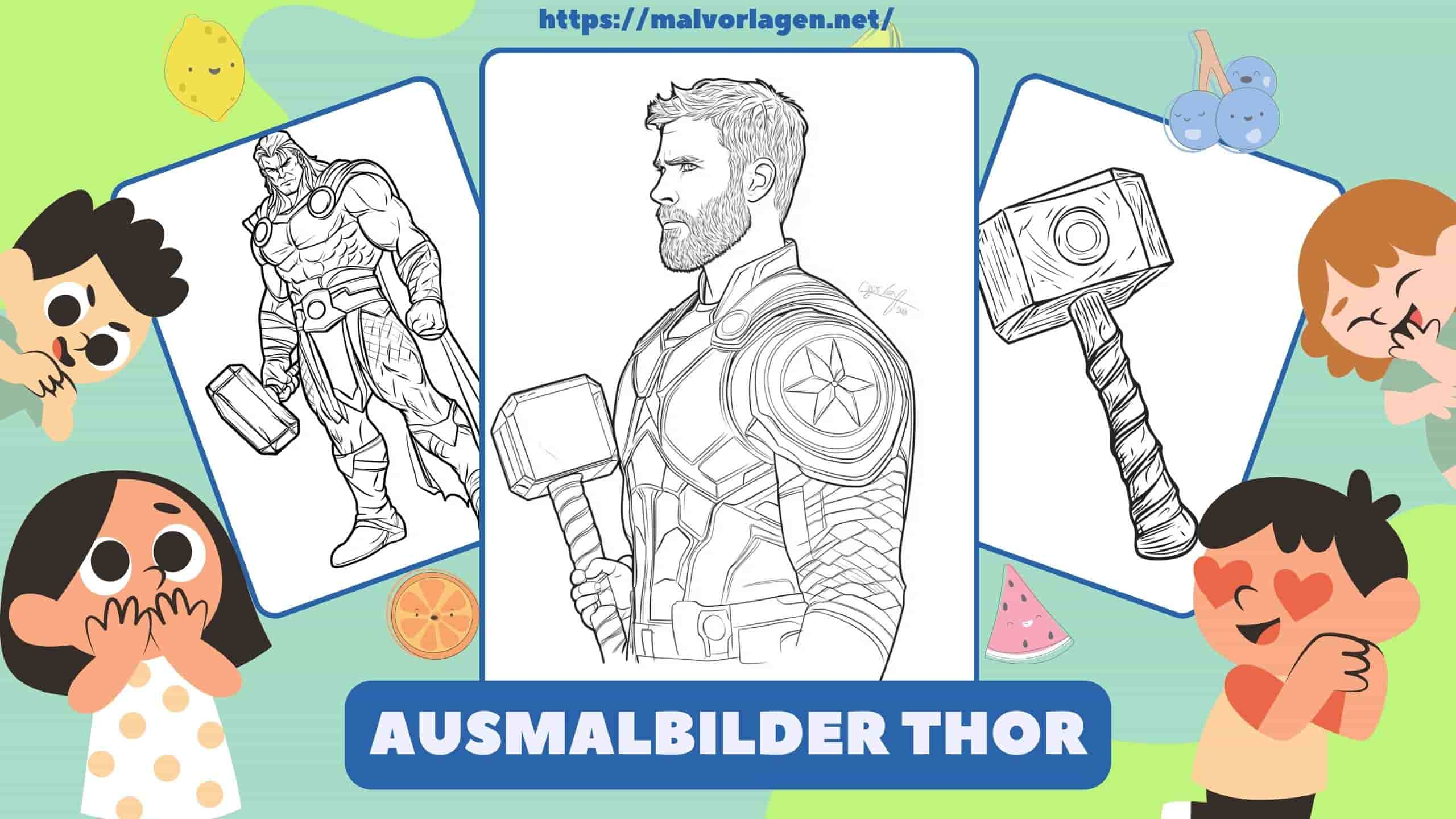 Ausmalbilder Thor