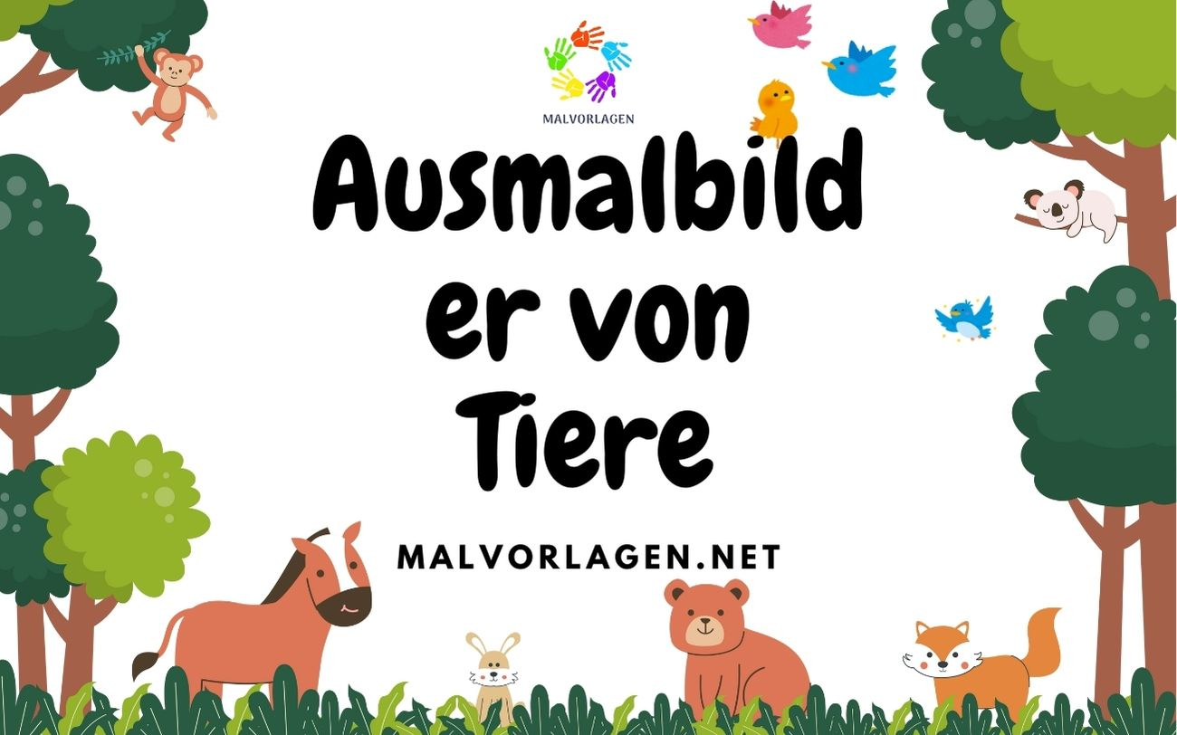 Ausmalbilder Tiere