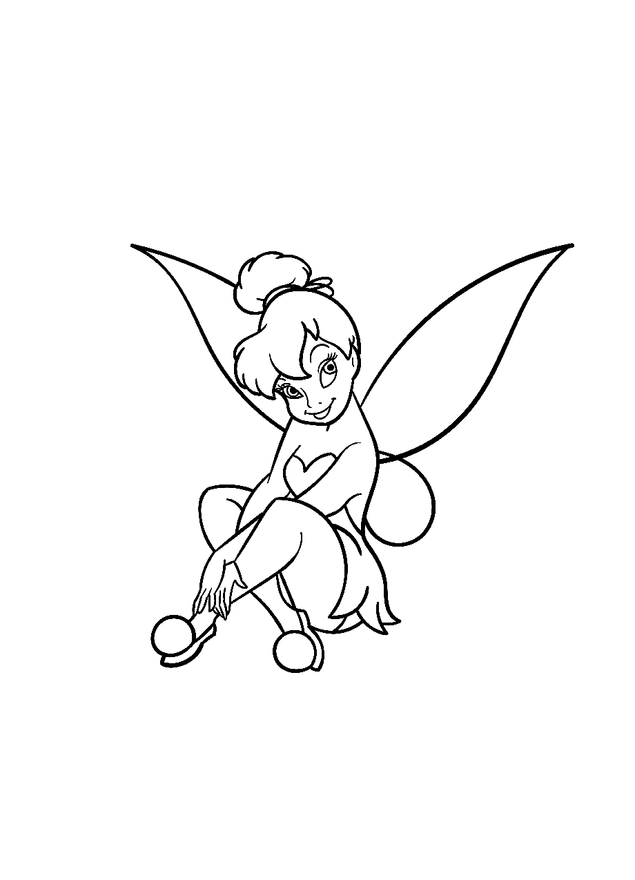 Ausmalbilder Tinkerbell Für Babys