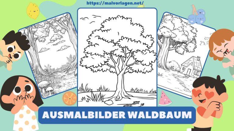 Ausmalbilder Waldbaum