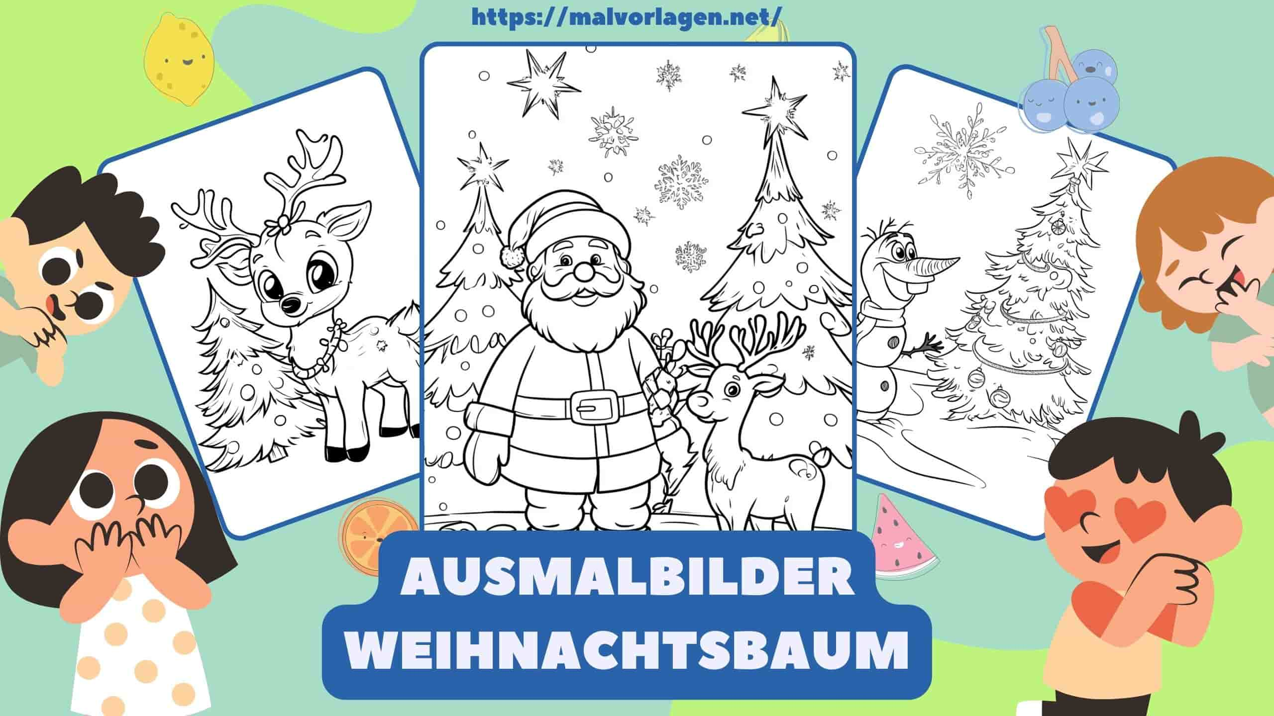 Ausmalbilder Weihnachtsbaum