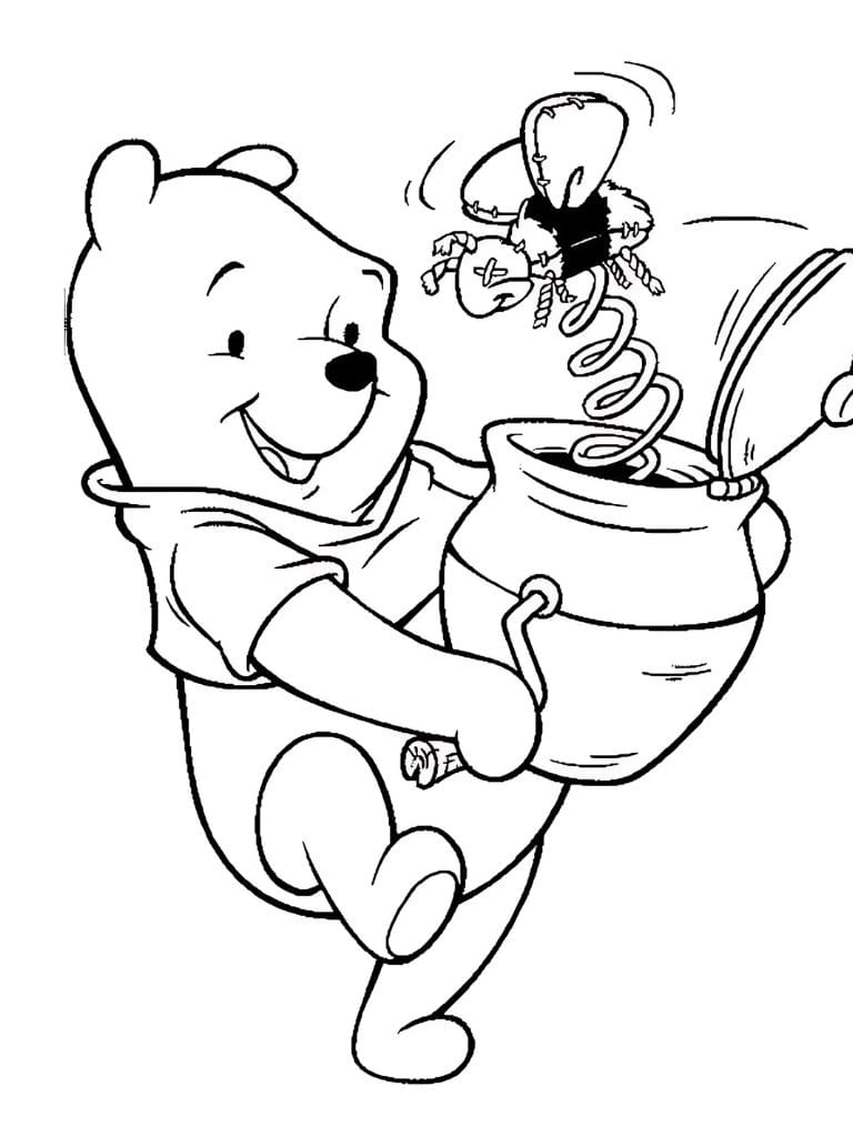 Ausmalbilder Winnie Puuh Verblüffendes Spiel