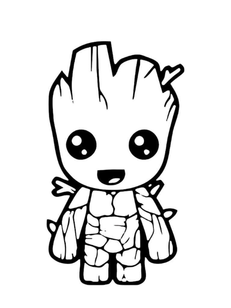 Avengers Ausmalbilder Groot