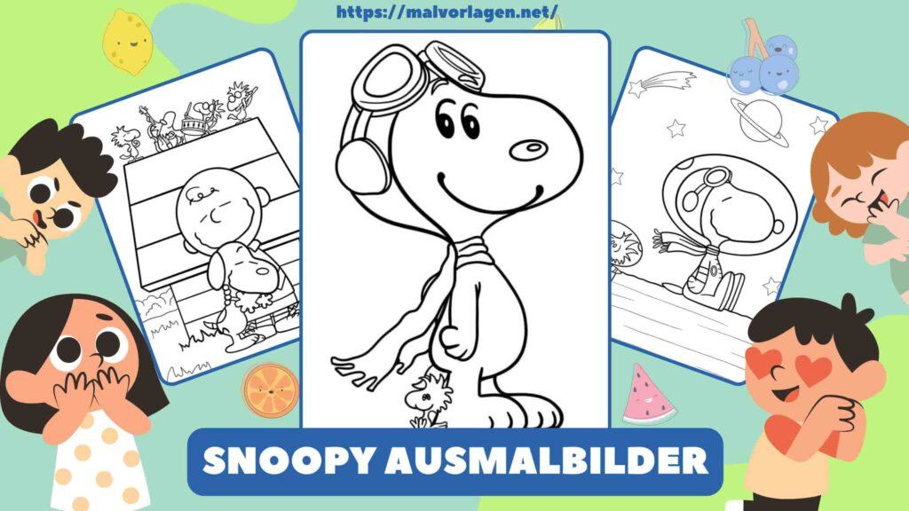 Snoopy Ausmalbilder