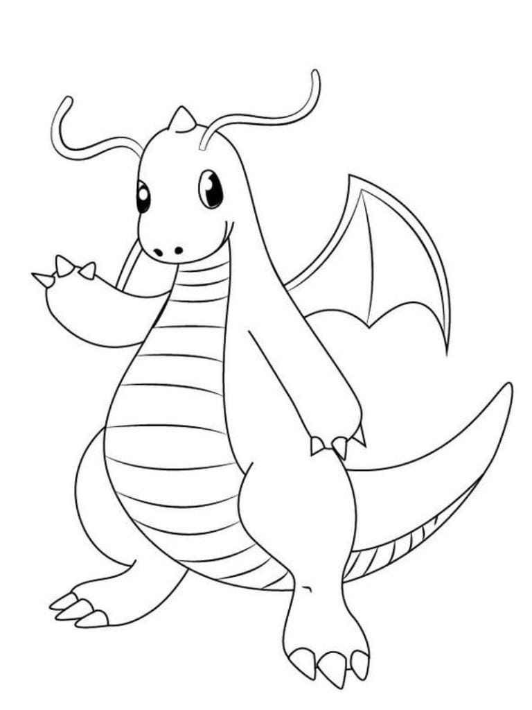 Drachen Pokemon Ausmalbilder Fur Kinder