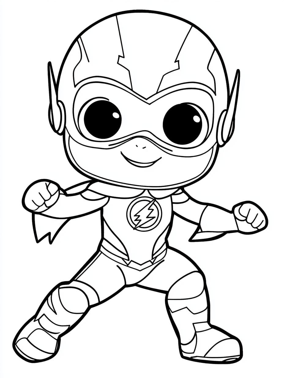 Flash Chibi Animation Ausmalbilder