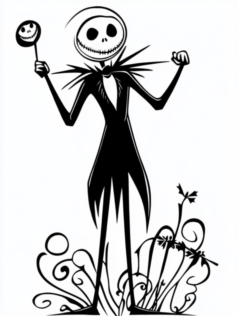 Jack Skellington Ausmalbilder