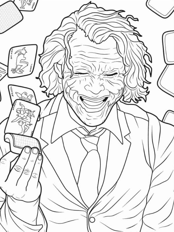 Joker Mit Lache Ausmalbilder