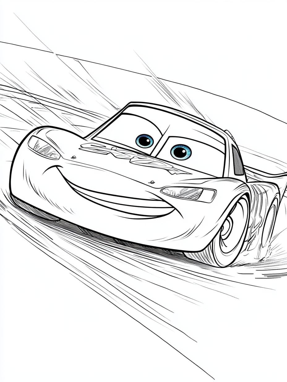 Lightning Mcqueen Rennen Ausmalen