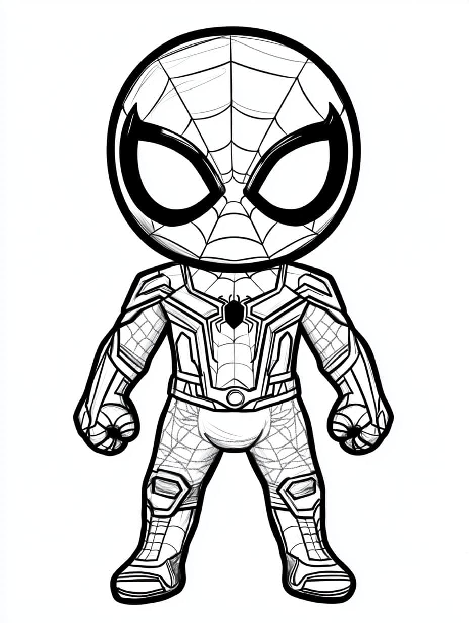 Marvel Ausmalbilder Spider Man Kinder