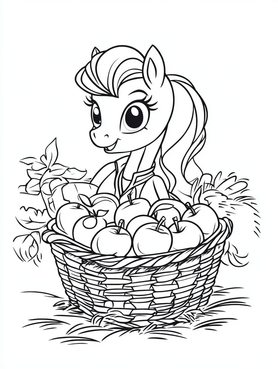 My Little Pony Und Obst Ausmalbilder