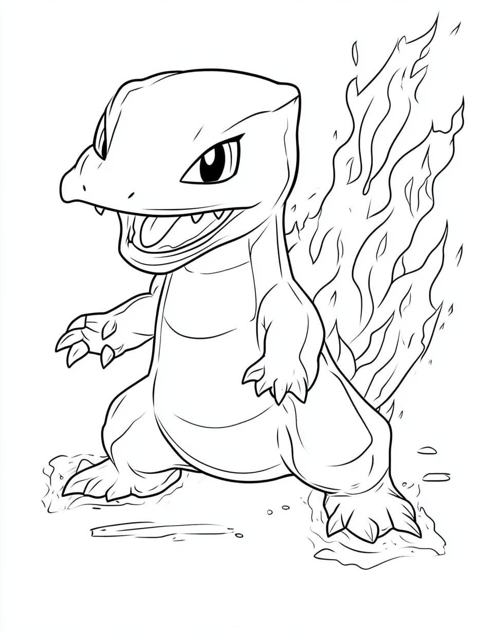 Pokemon Ausmalbilder Charmeleon