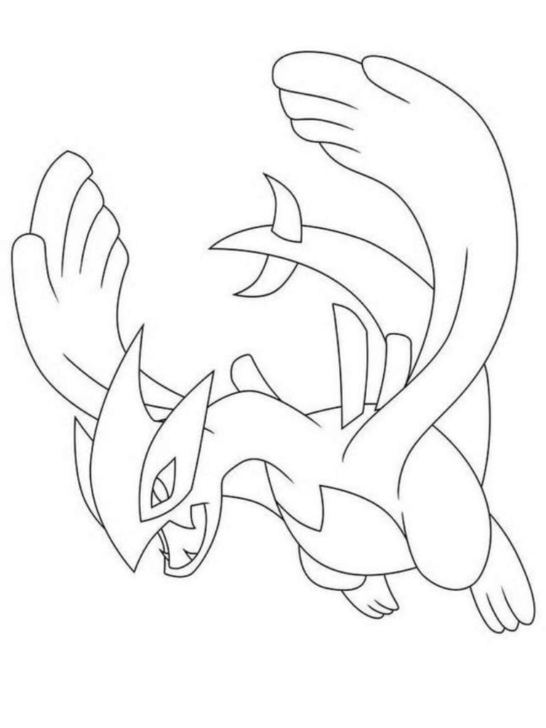 Pokemon Ausmalbilder Lugia