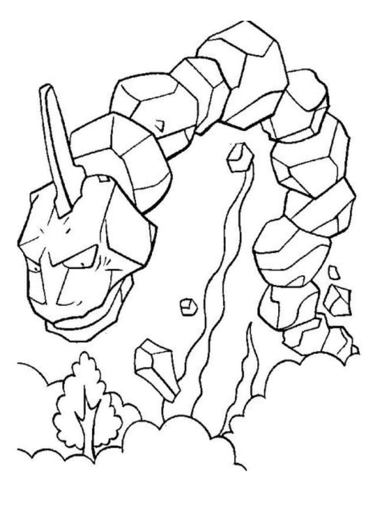 Pokemon Ausmalbilder Onix