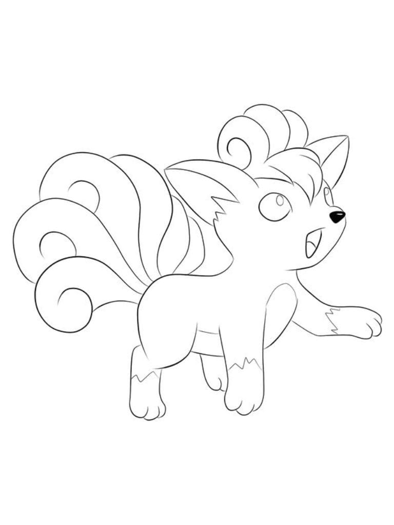 Pokemon Ausmalbilder Vulpix