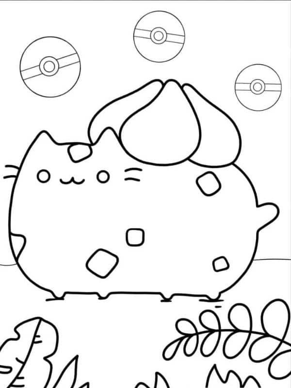 Pusheen Pokemon Ausmalbilder