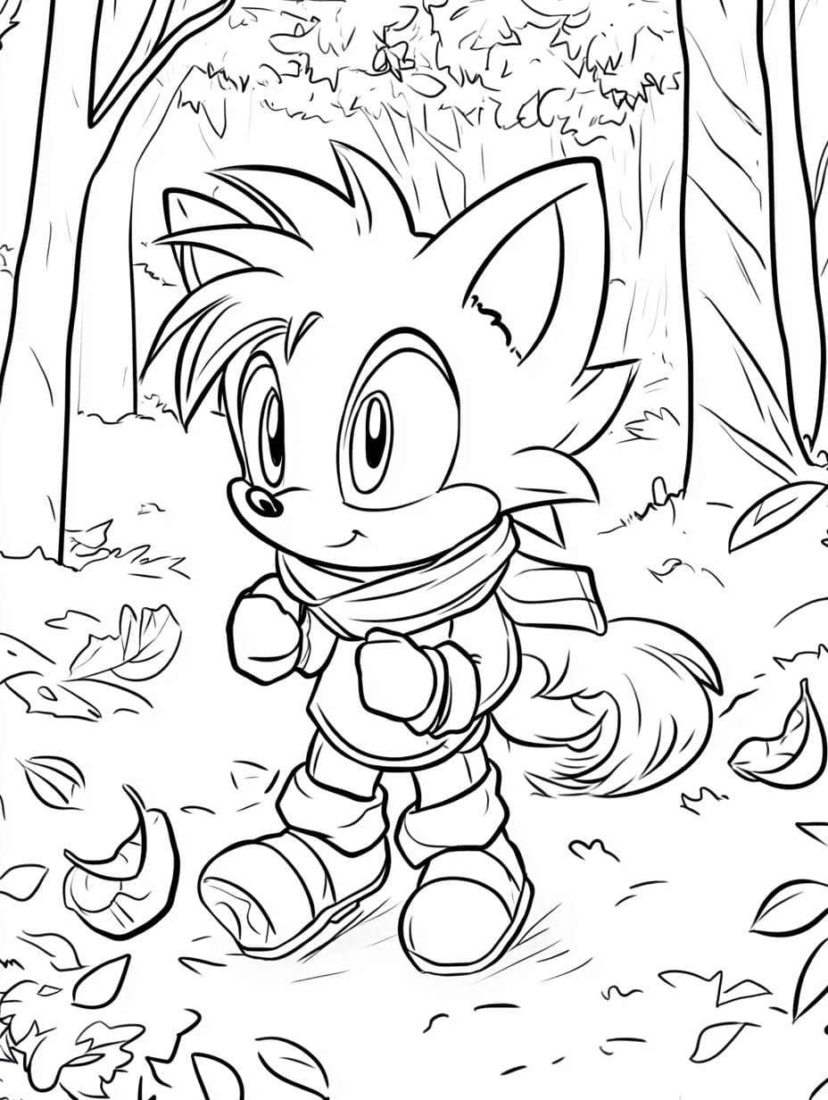 Tails Ausmalbilder