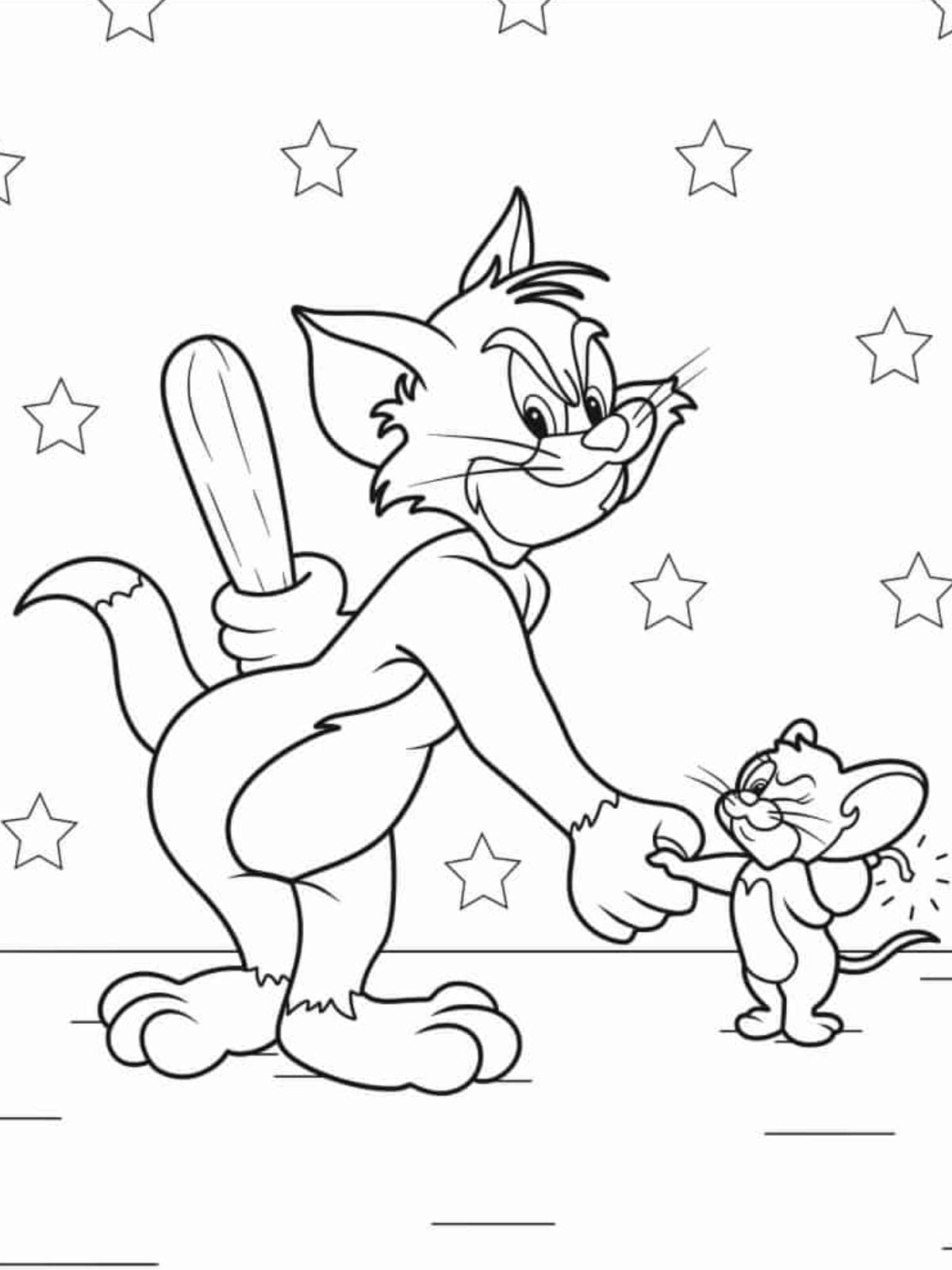 Tom Und Jerry List Ausmalbilder