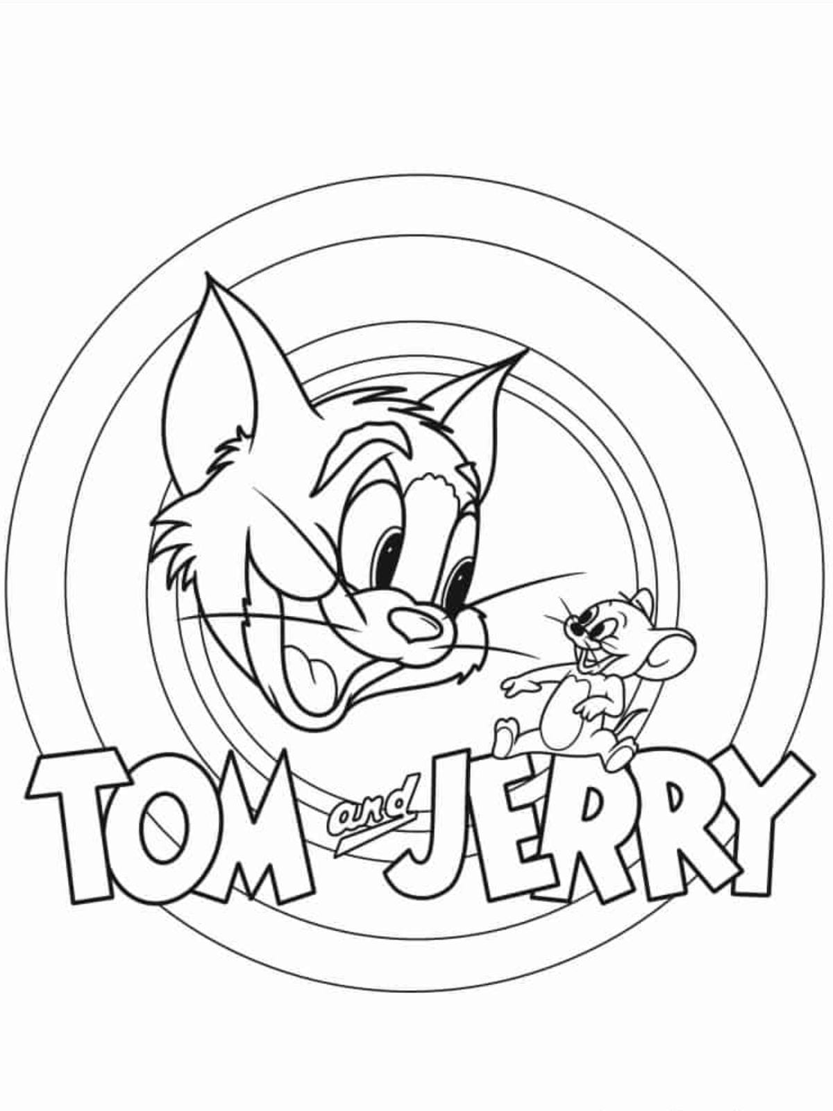 Tom Und Jerry Logo Ausmalbilder