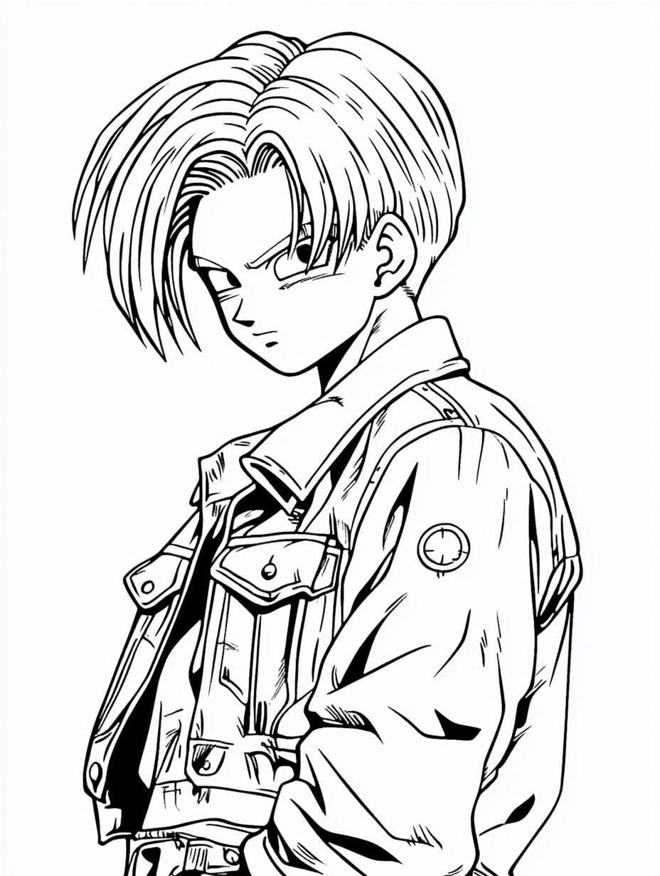 Trunks Ausmalbilder Dragonball