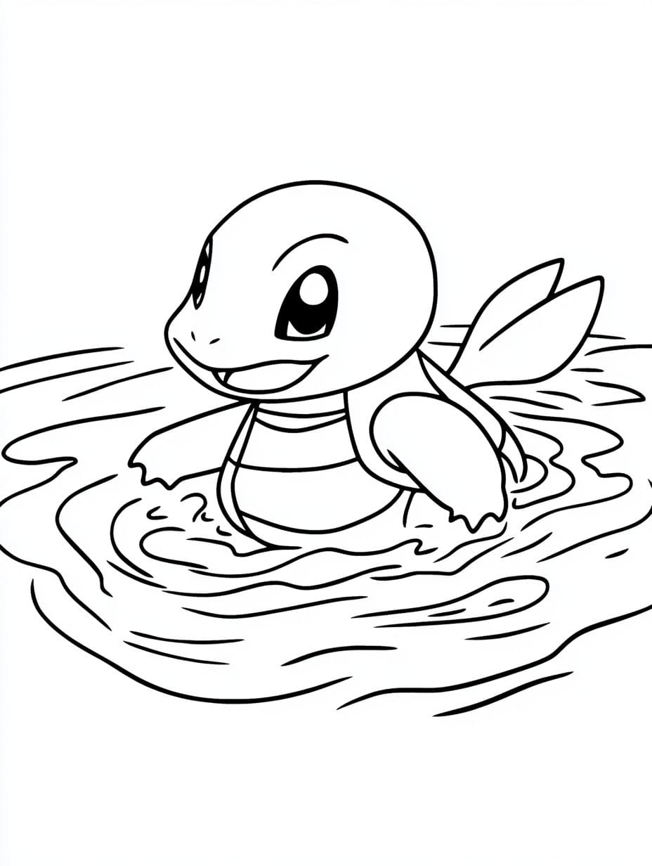 Unterwasser Pokemon Ausmalbilder