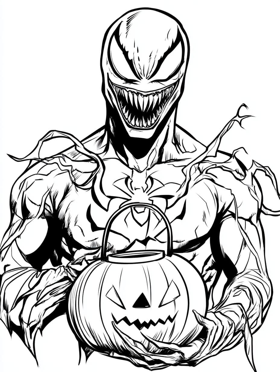 Venom Ausmalbilder Halloween