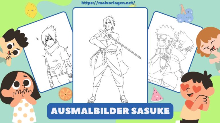 Ausmalbilder Sasuke