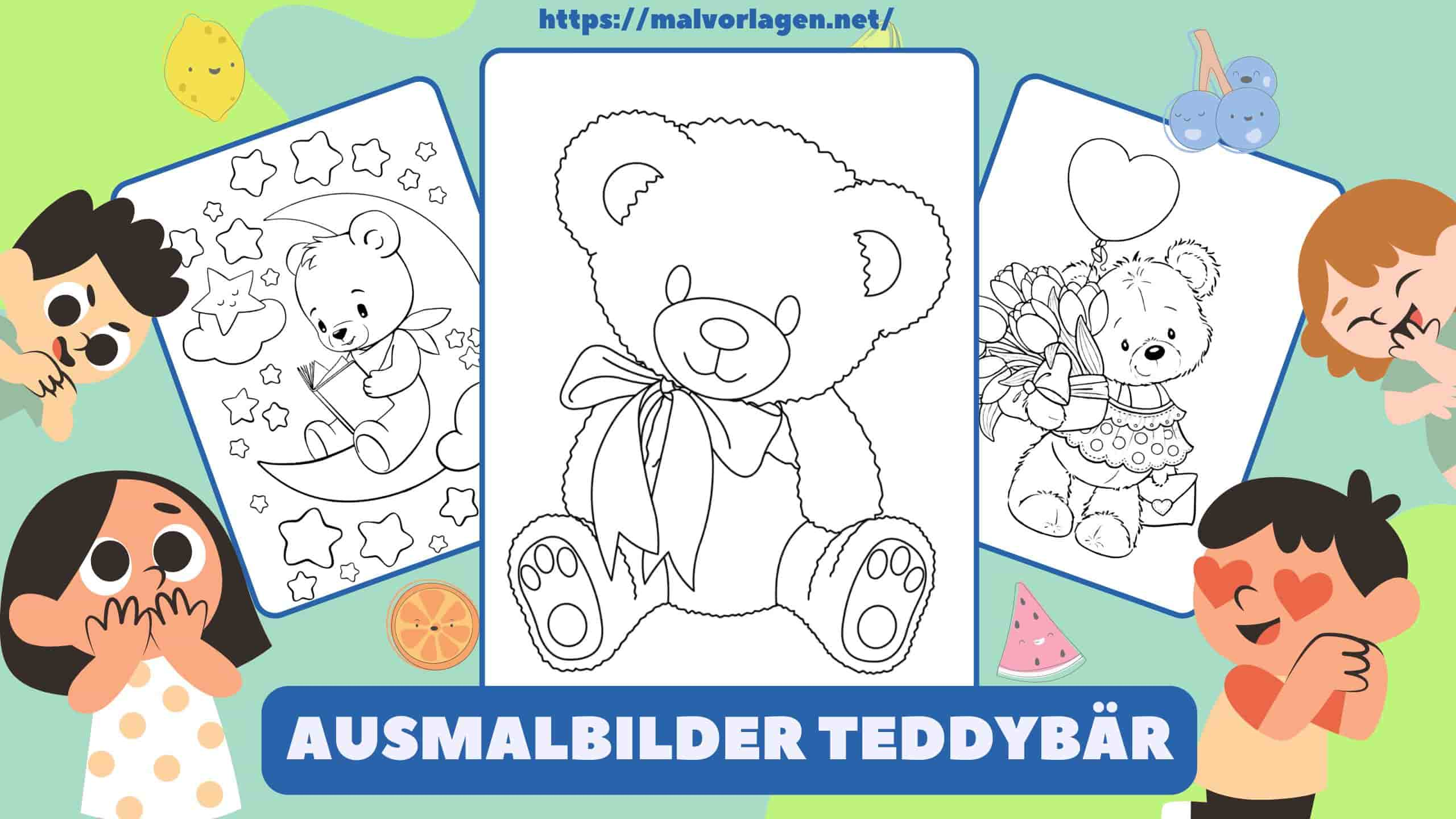 Ausmalbilder Teddybär