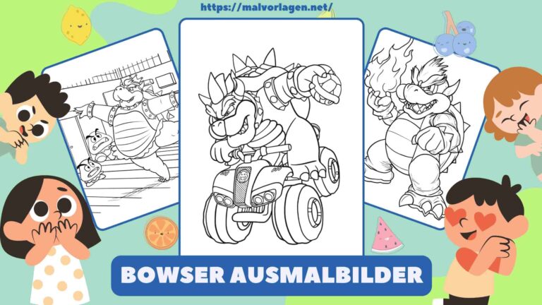 Bowser Ausmalbilder