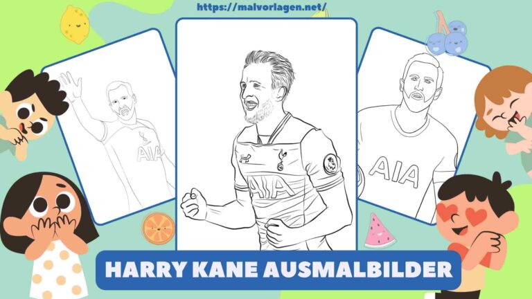 Harry Kane Ausmalbilder