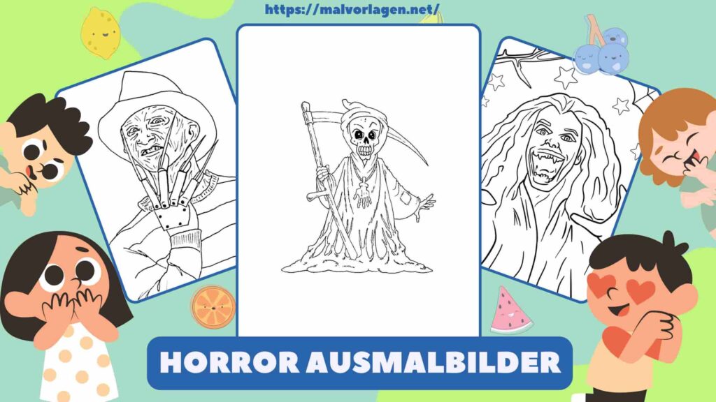 Horror Ausmalbilder