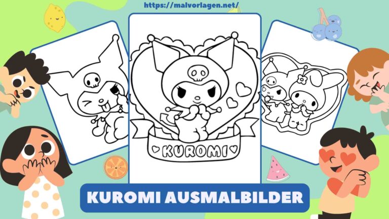 Kuromi Ausmalbilder