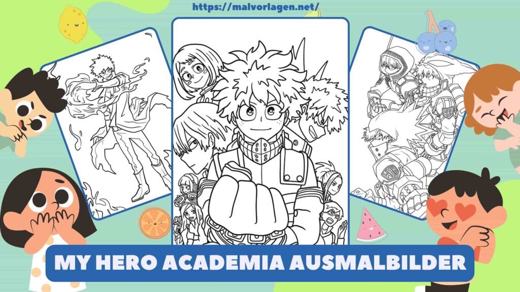 My Hero Academia Ausmalbilder