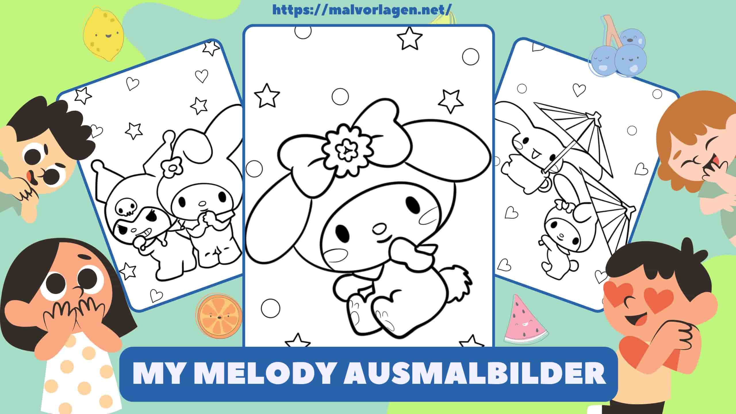 My Melody Ausmalbilder