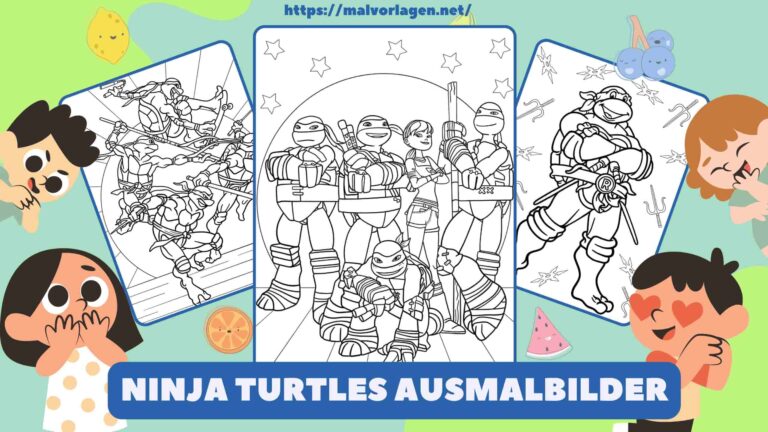 Ninja Turtles Ausmalbilder