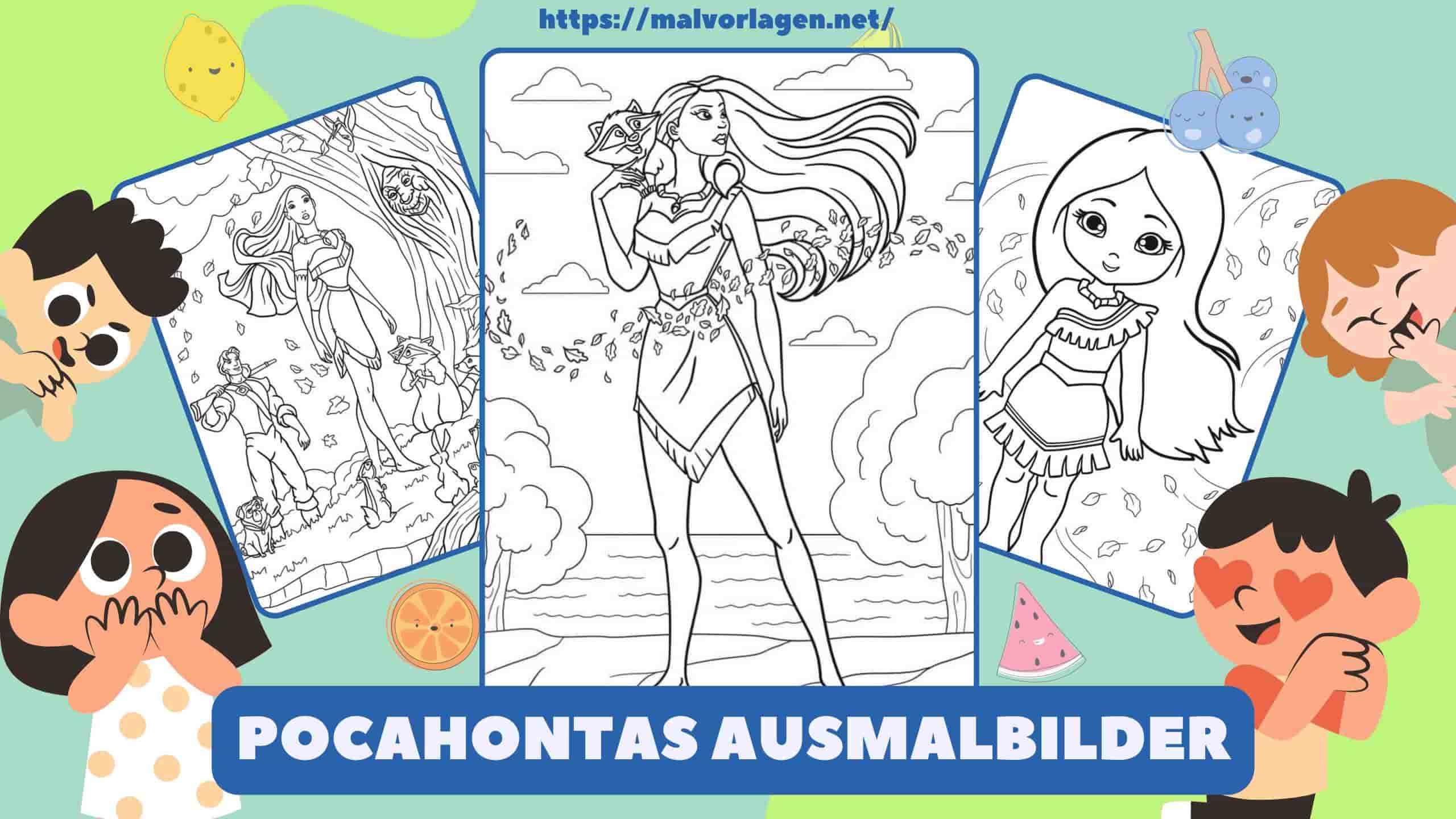 Pocahontas Ausmalbilder