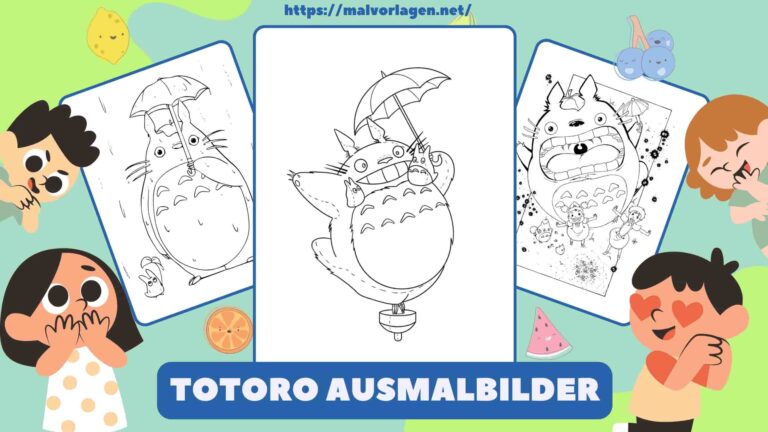 Totoro Ausmalbilder