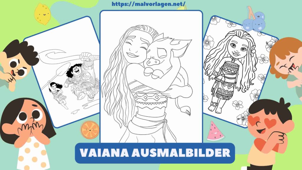 Vaiana Ausmalbilder