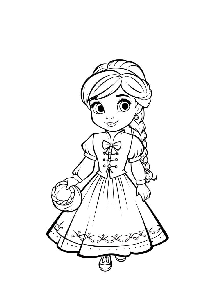 Anna Chibi Ausmalbilder