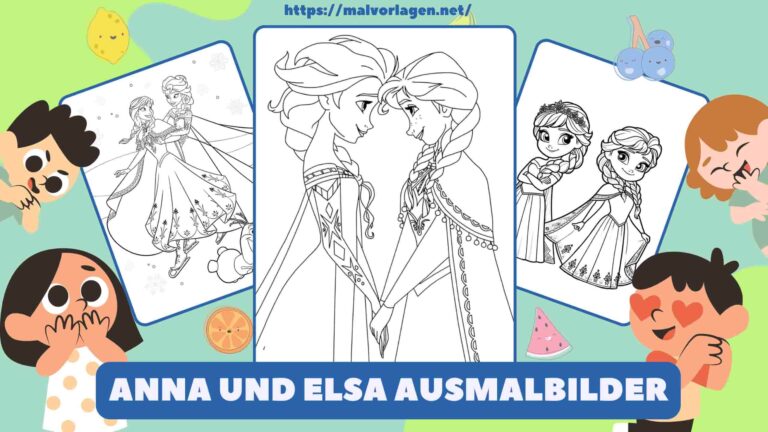 Anna Und Elsa Ausmalbilder