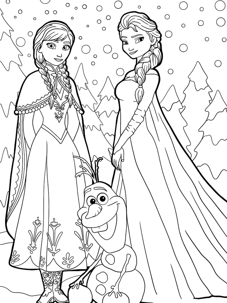 Anna Und Elsa Und Olaf Im Schneespiel