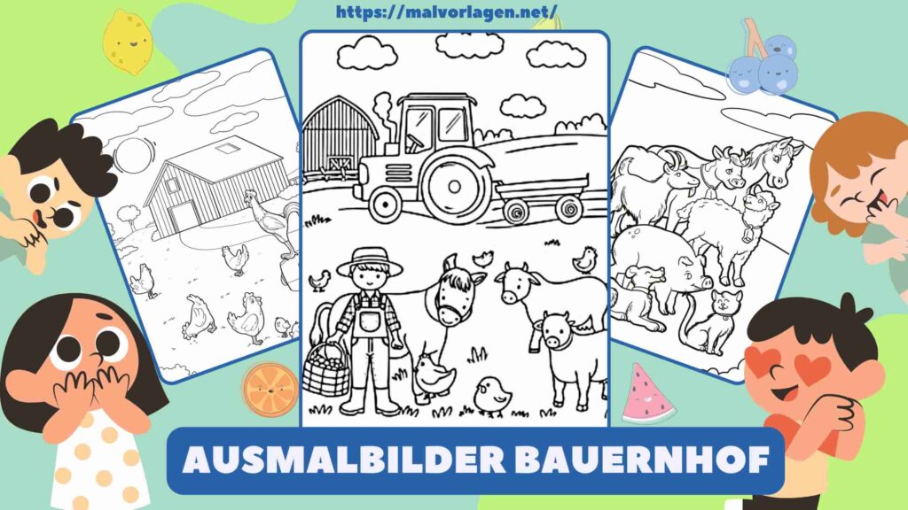 Ausmalbilder Bauernhof