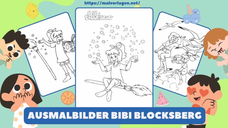 Ausmalbilder Bibi Blocksberg