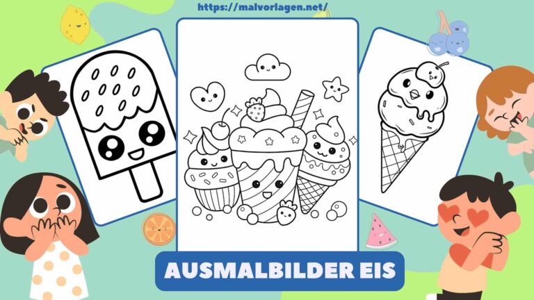 Ausmalbilder Eis