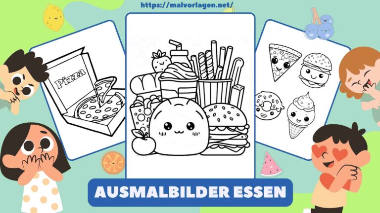 Ausmalbilder Essen