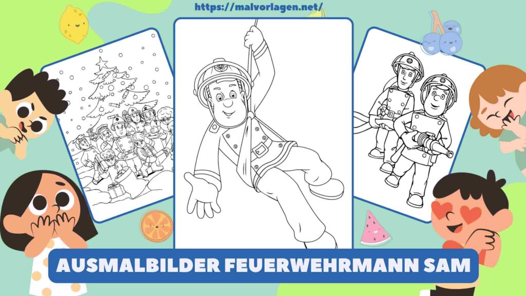 Ausmalbilder Feuerwehrmann Sam