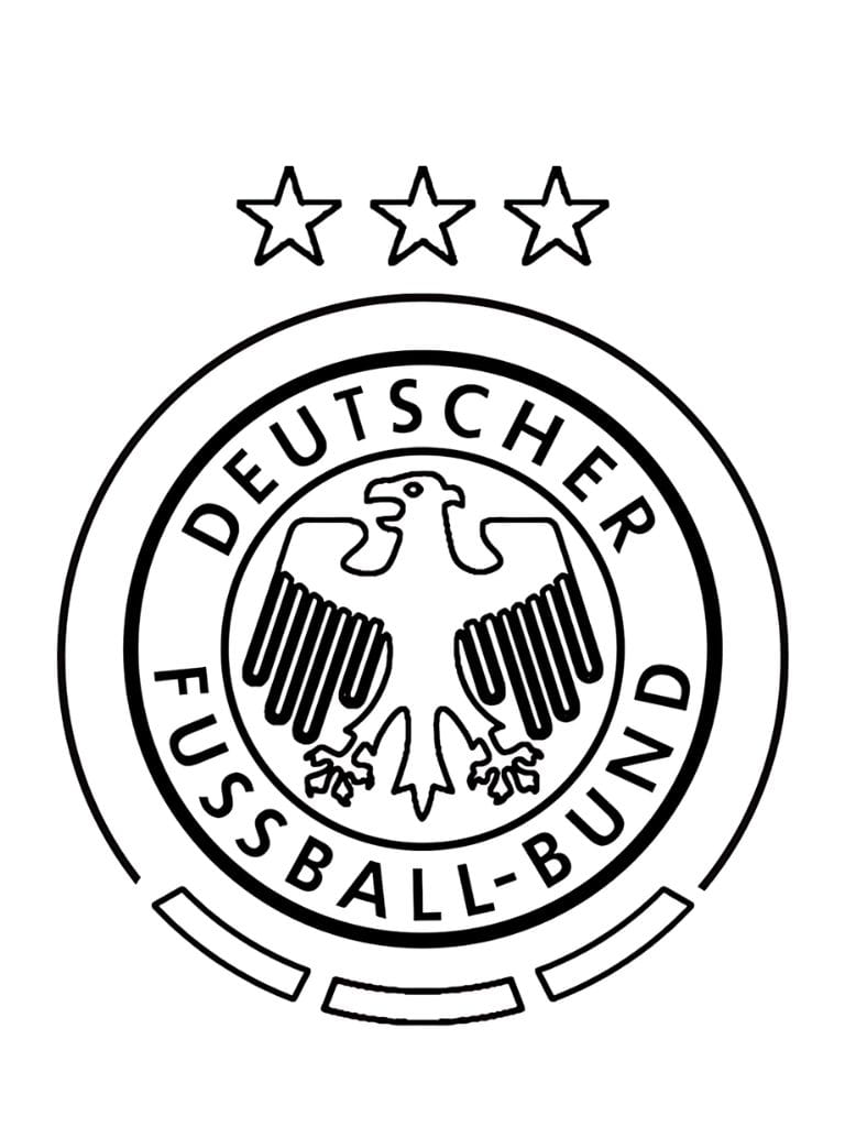 Ausmalbilder Fußball Wappen Deutsche