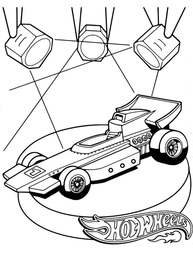 Ausmalbilder Hot Wheels Zeigen